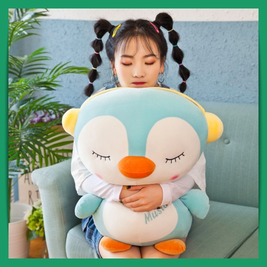 GẤU BÔNG Đồ Chơi Nhồi Bông Chú Chim Cánh Cụt Phiêu Lưu Món Quà Cho Bé Yêu Nhân Dịp Sinh Nhật