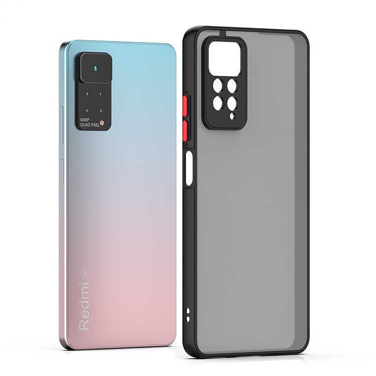 Camera Protection Phone Case Xiaomi Redmi Note 11 Pro + 5G Global Plus 4G 11S 11E  2022 Matte Translucent Shockproof Back Cover