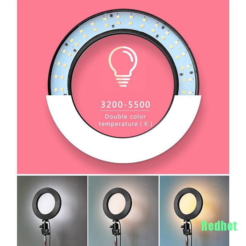 Vòng Đèn led 6 &quot;5500K Có Thể Điều Chỉnh Độ Sáng Với Cổng USB Cho Chụp Ảnh / video / Play