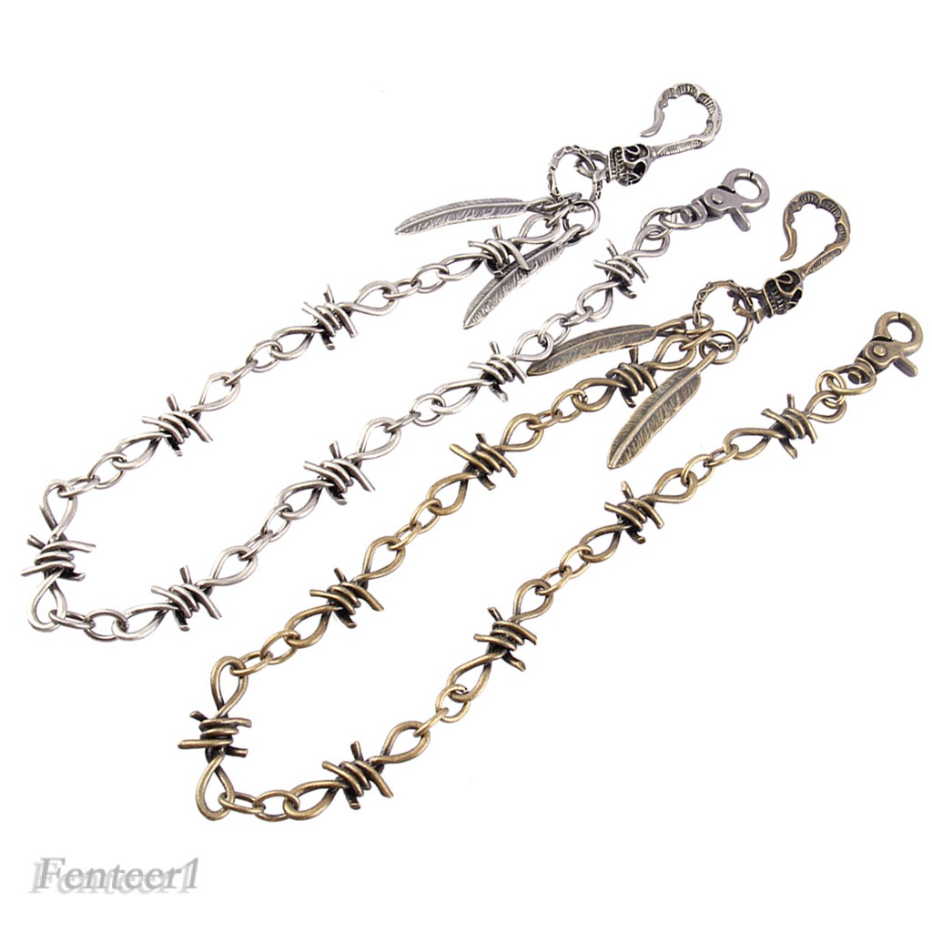 [FENTEER1] Retro Pants Trousers Jeans Wallet Chain Rock Hip Hop Waist Decoration Chain