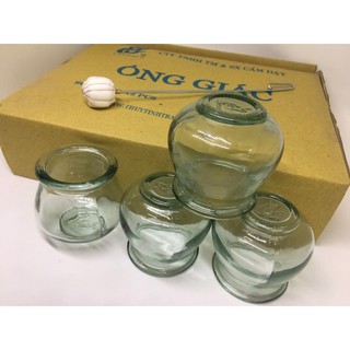 [ SALE SỐC ] Giác hơi thủy tinh 12 cốc / bộ