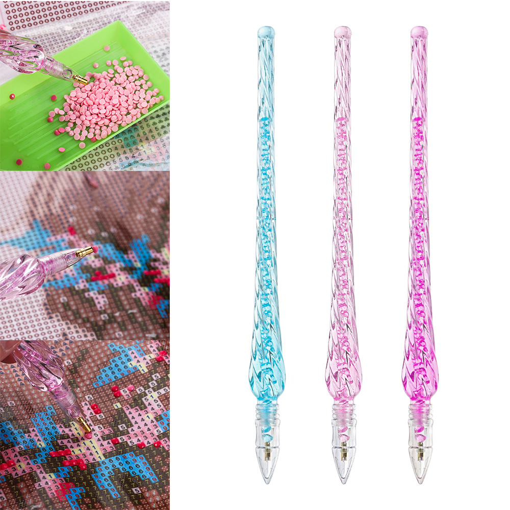 Bút Làm Tranh Đính Đá 5D Thủ Công DIY Đa Màu Sắc