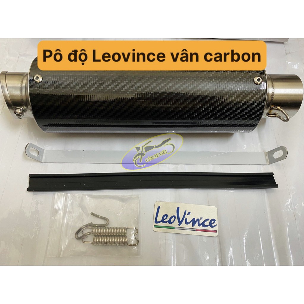 [NỔ HAY-ĐẸP] PÔ ĐỘ PÔ NỔ LEOVICE VANA CARBON BÓNG CỰC CHẤT LẮP XE MÁY - ĐÈN XE VIỆT