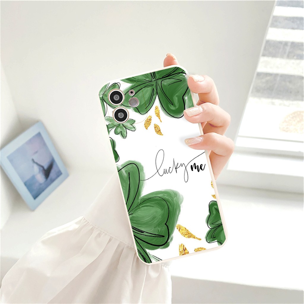 Ốp iphone - Ốp lưng iphone cạnh vuông hình hoa cỏ vintage dành cho ip 6 đến 14promax - ng272