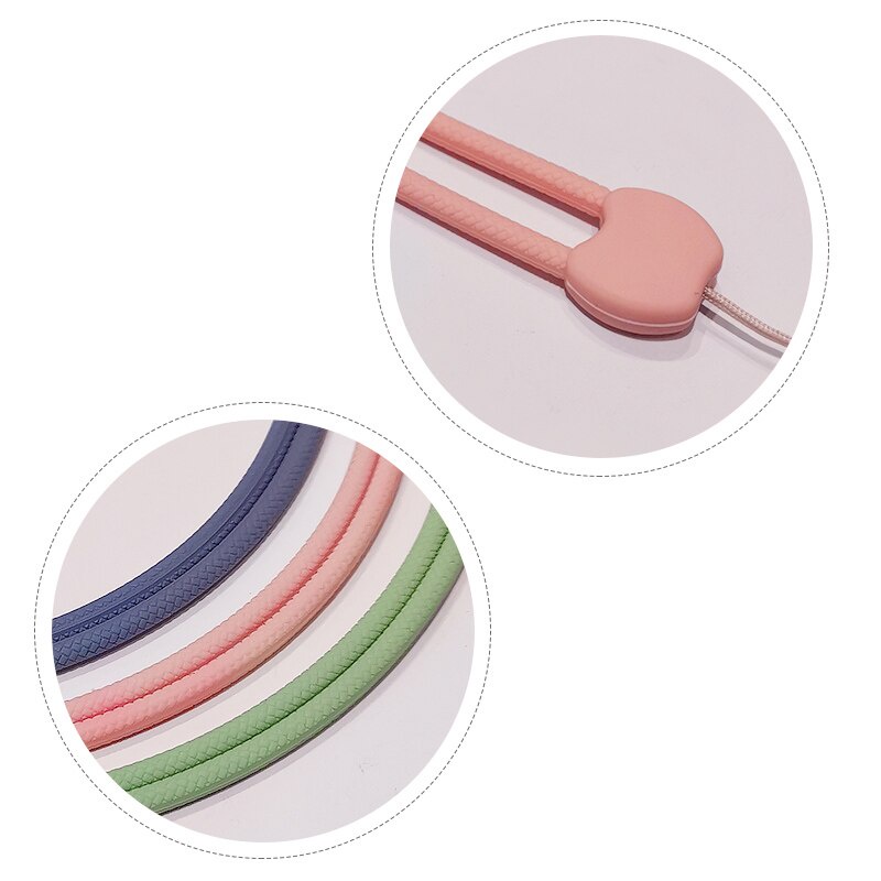 Dây Đeo Điện Thoại/Thẻ Bằng Silicone Màu Kẹo