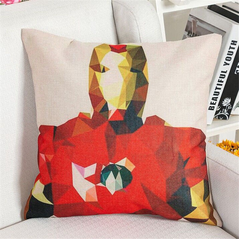 Vỏ gối kích thước 18" hoạ tiết hình Marvel sống động | BigBuy360 - bigbuy360.vn