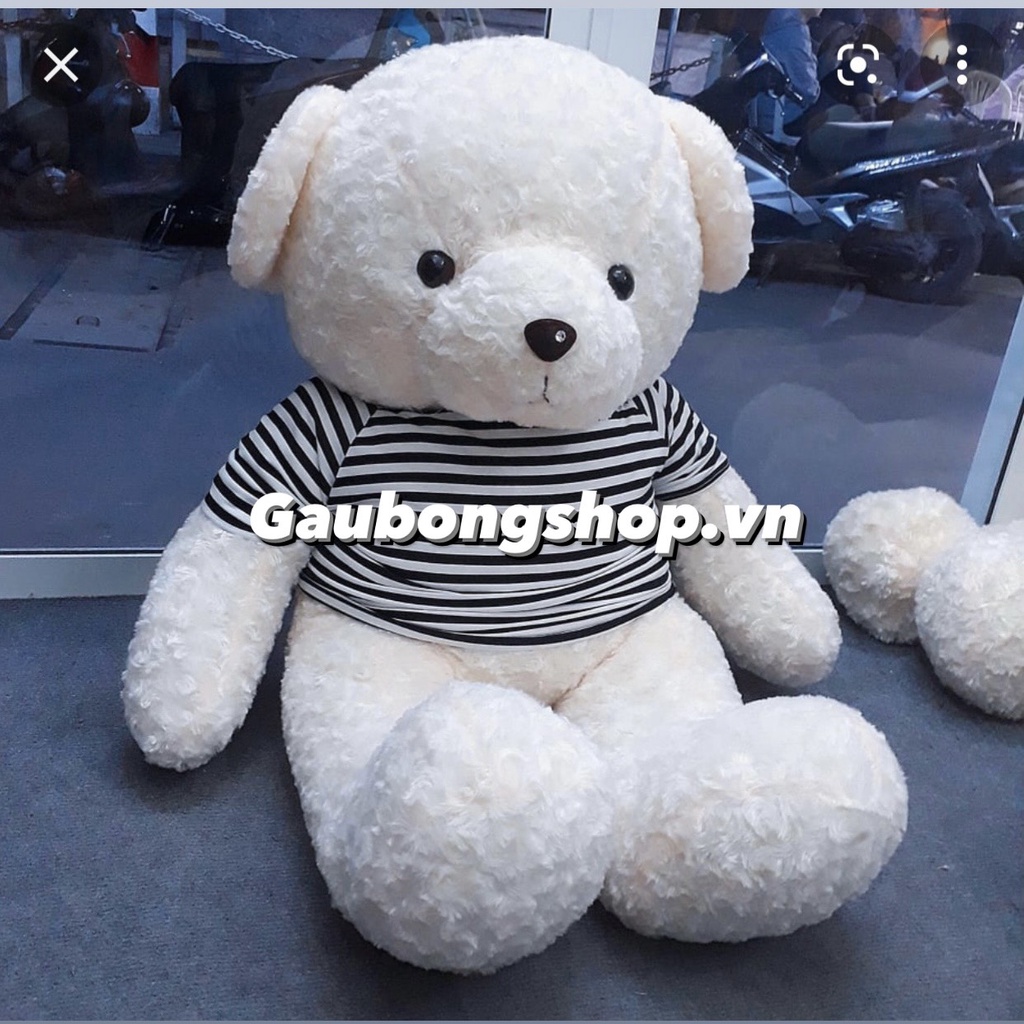 Gấu bông Teddy,gấu  thú nhồi bông cho bé, Gối ôm Teddy Hình Thú Làm Quà Tặng Siêu Đáng Yêu 95cm-1m7 gaubongshop.vn-m011