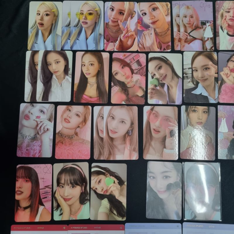 Ảnh thẻ card TWICE đợt album Formula Of Love