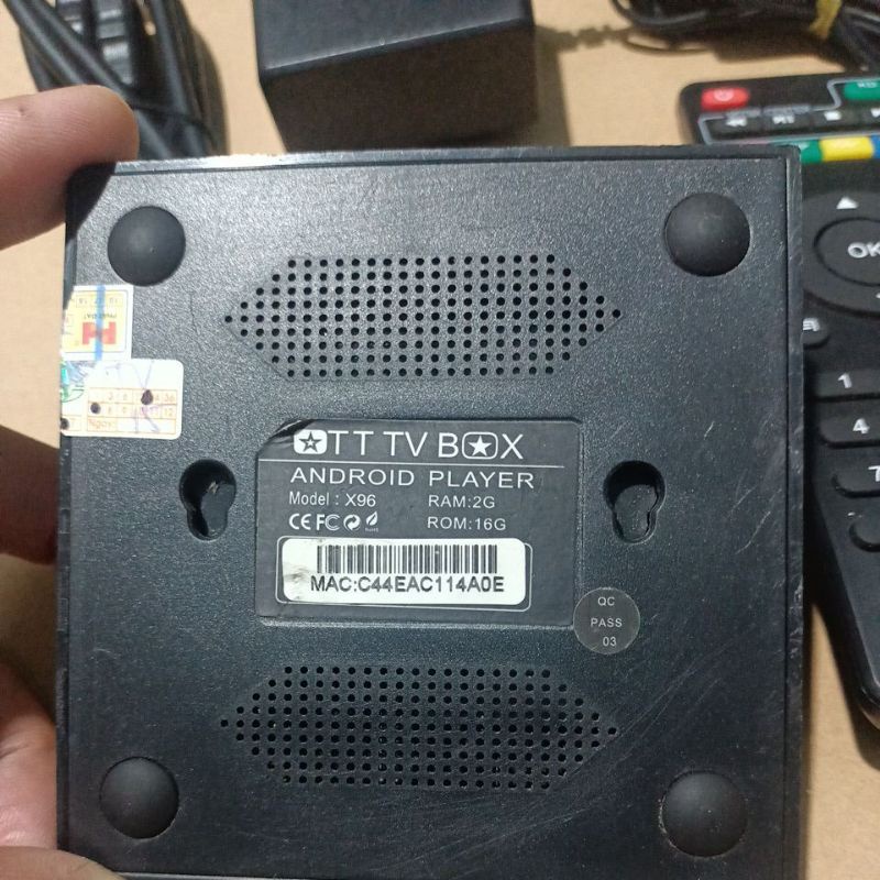 Đầu box android 7.1.2 X96 ram2/16 rom