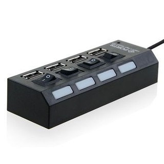 Hub chia USB 4 cổng có công tắc