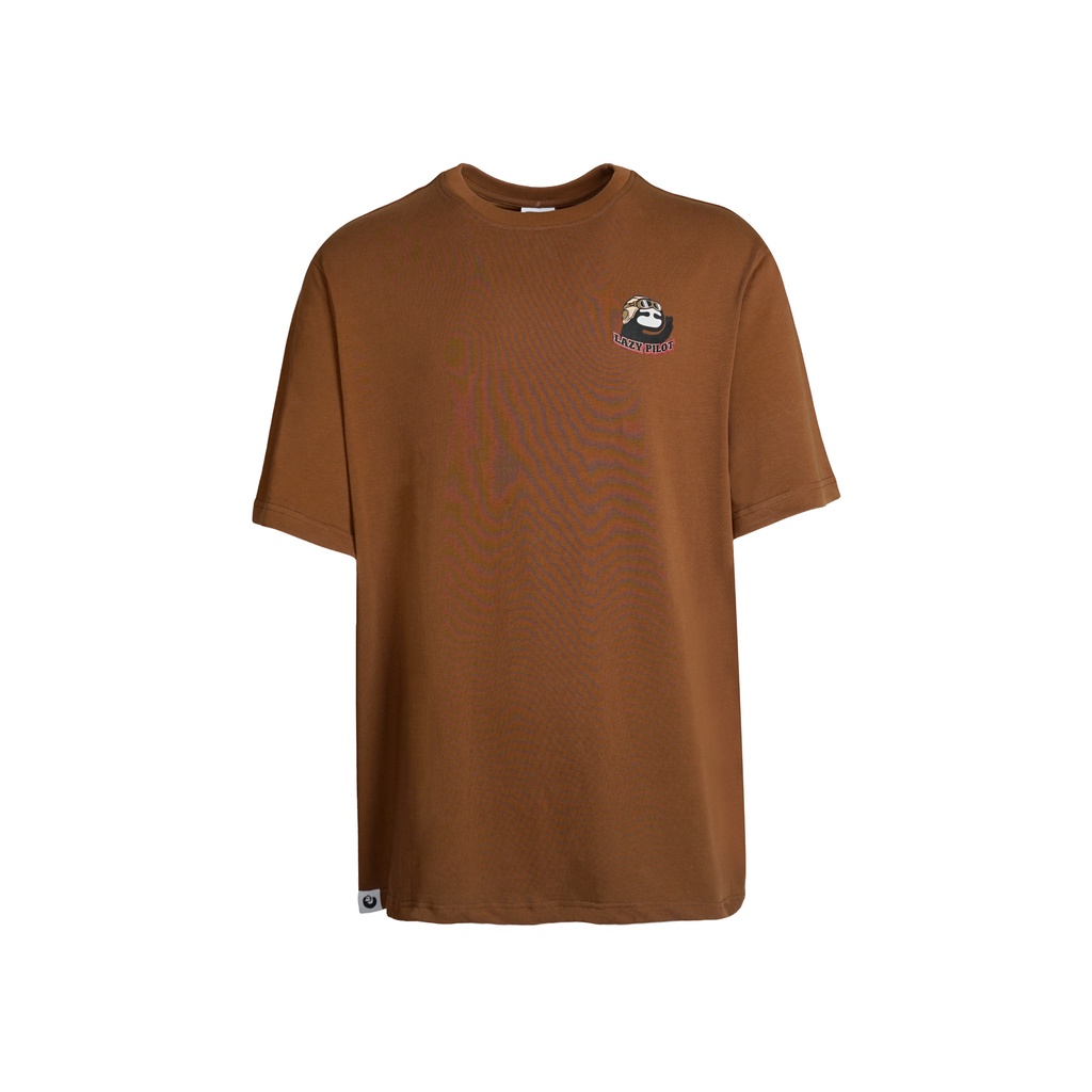 Áo Thun Local Brand TEE phom rộng tay lỡ dành cho nam nữ EMAS Lazy Pilot Tee/Brown