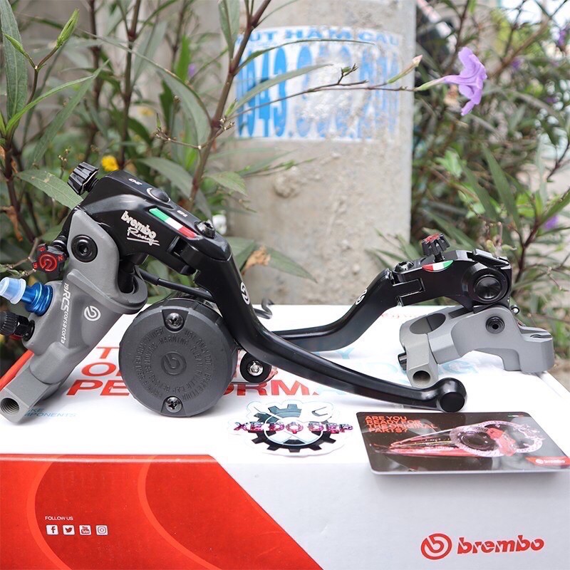 Cặp Tay thắng - Tay côn Brembo RCS 19 có chân kính