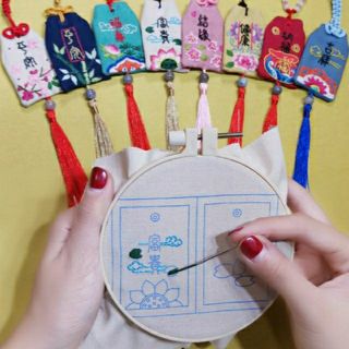 Bộ kit tự làm túi ước nguyện omamori