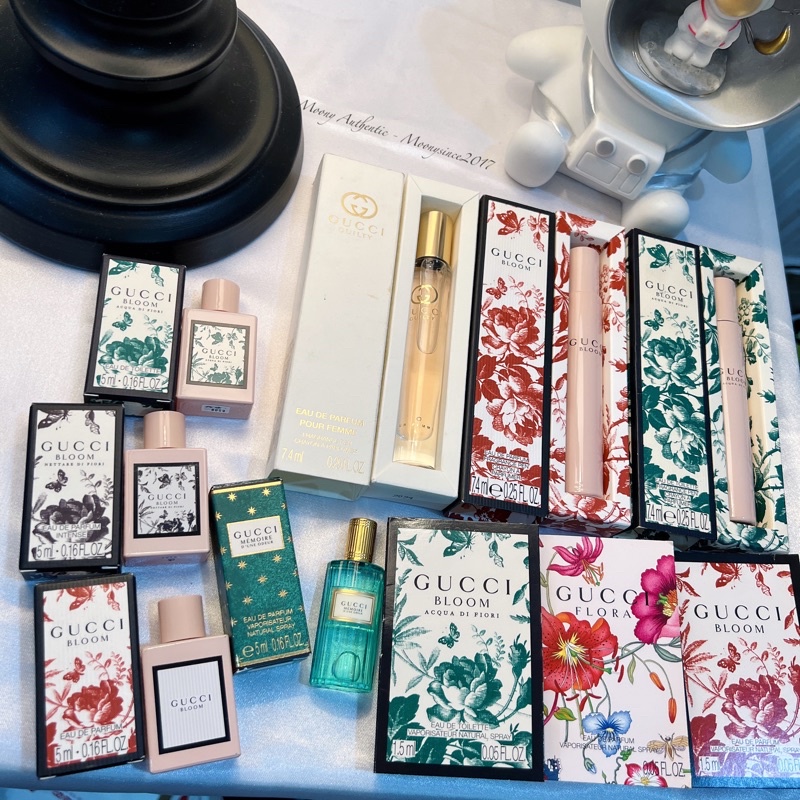 Vial nước hoa Gucci 1.5ml edp- edt ( Gucci Bloom , Gucci Guilty , Gucci Flora , Gucci Mémoire )