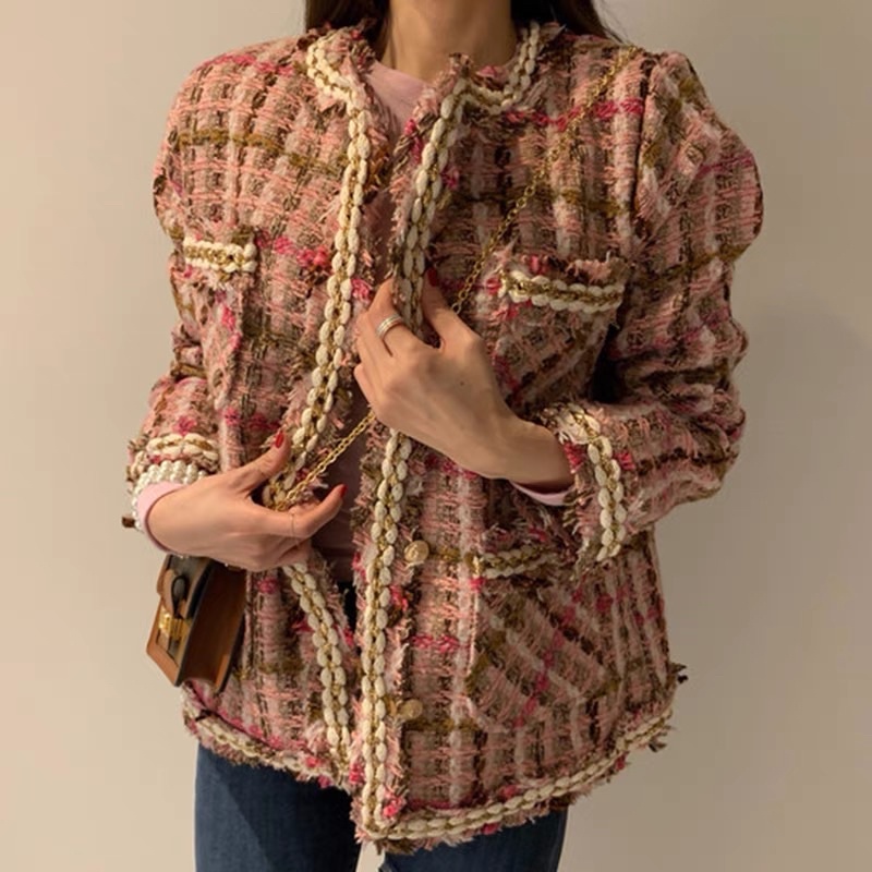 Áo dạ tweed sang chảnh