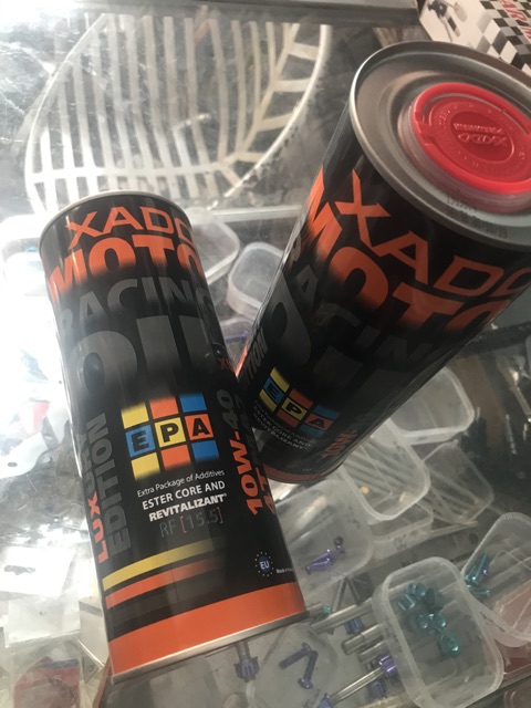 Nhớt XADO RACING V2 10W-40 4T MA2 DUNG TÍCH 1.0 LÍT chính hãng