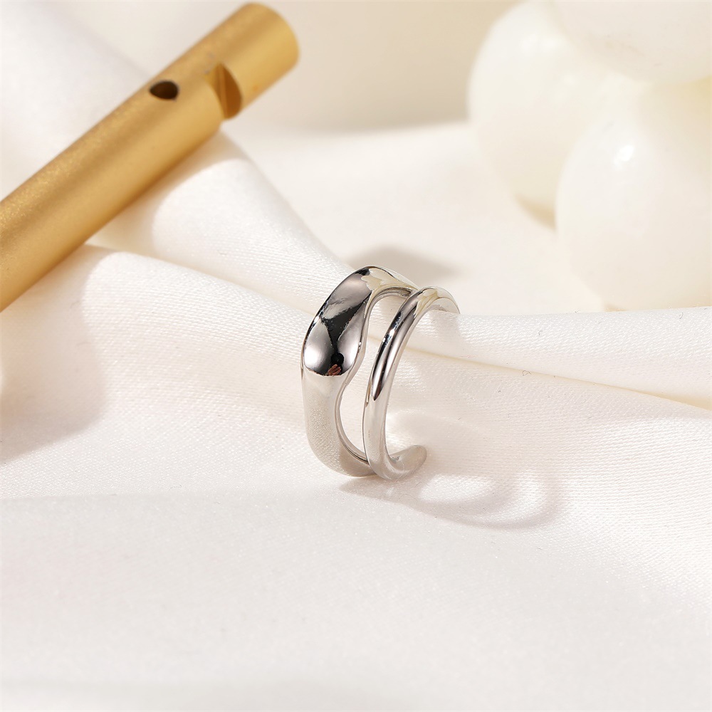 Khuyên Tai Hai Lớp Phong Cách Retro Dành Cho Nữ