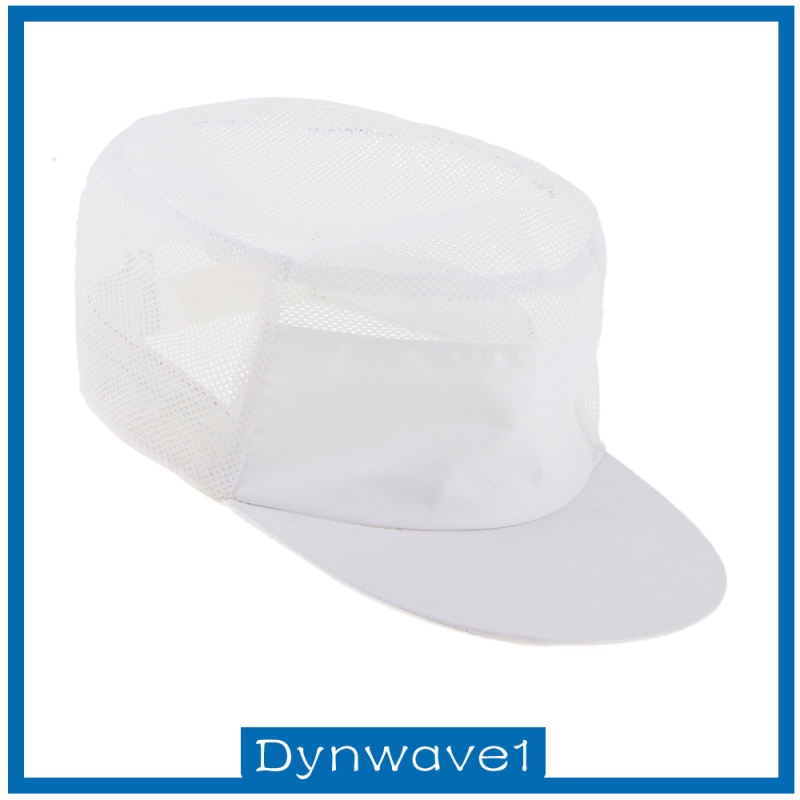 Mũ đồng phục đầu bếp phối lưới thoáng khí cho nam và nữ