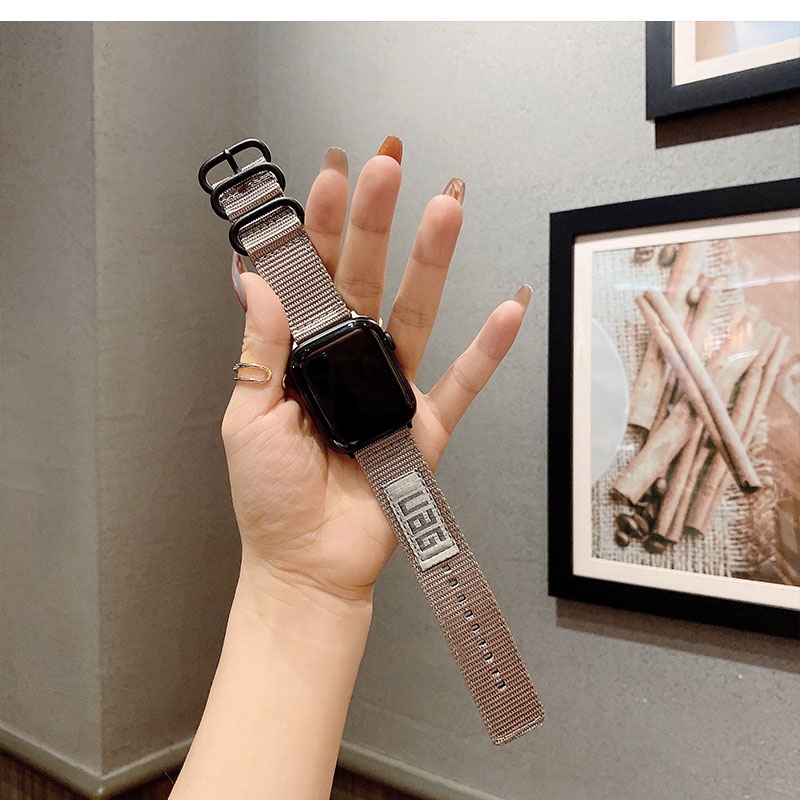 UAG Dây Đeo Nylon Thoải Mái Cho Đồng Hồ Thông Minh iwatch 7 6 SE 5 4 3 2