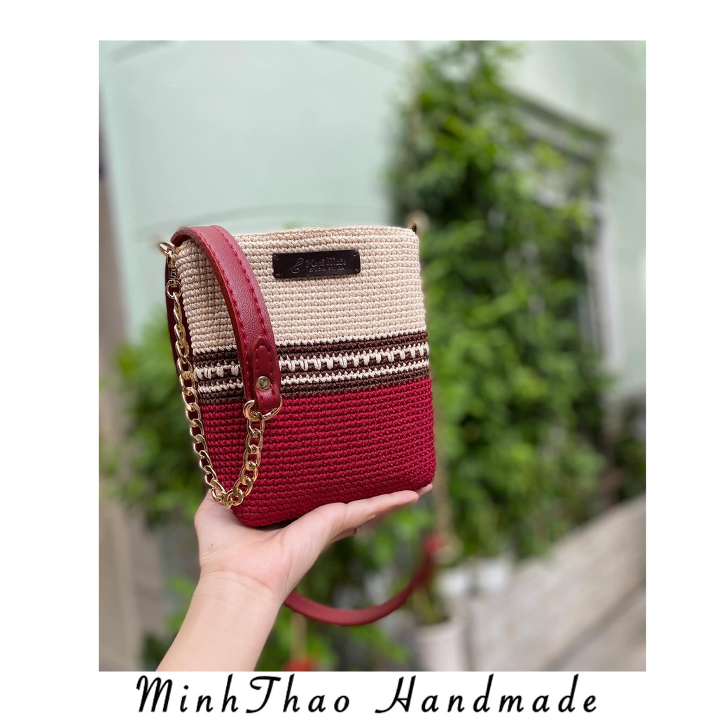 Dây đeo da phối xích