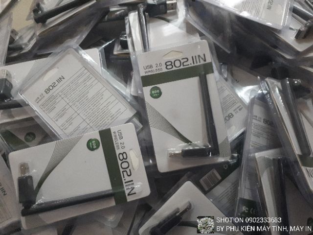 Combo 100 thu wifi 802.11n có ăng ten
