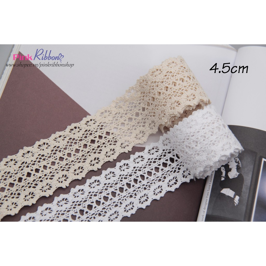 Ren viền hoa hướng dương cỡ 4,5cm