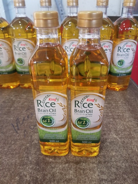 Dầu gạo King Rice bran oil chai 500ml