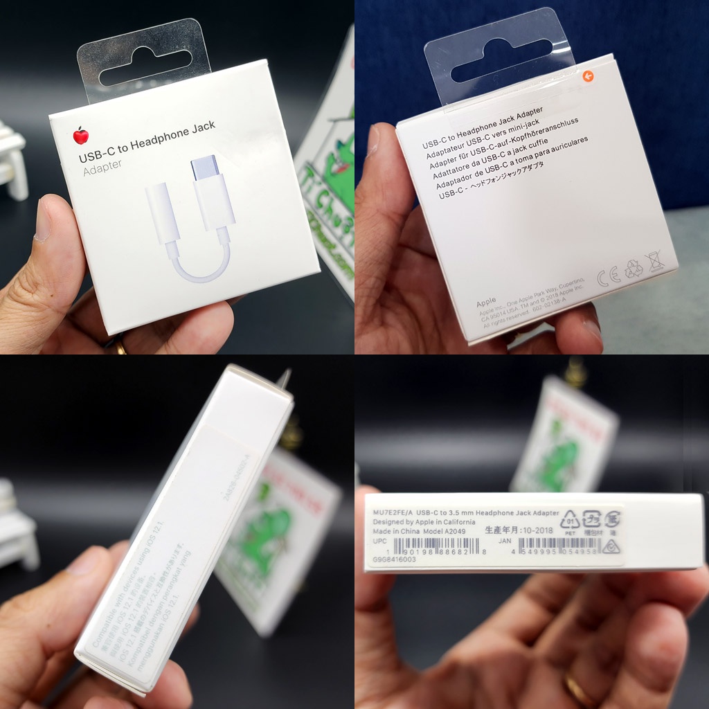 Jack chuyển cổng usb Type-C ra Tai Nghe 3.5mm cho i.P@d Pro-Air 4/5-Mini 6