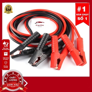 Dây Câu Bình Ắc Quy - Dây Câu Bình Điện Ắc Quy Dài 4m Lõi Đồng - Có Kẹp Cách Điện Bảo Hành 24 tháng lỗi 1 đổi 1 CarOn