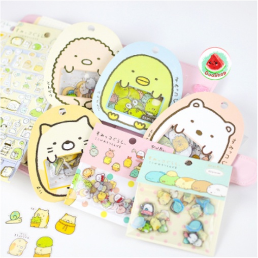 🍉Gói 50 Sticker Động Vật Trang Trí Sổ/ Điện Thoại/ Laptop Đáng yêu DUASHOP.
