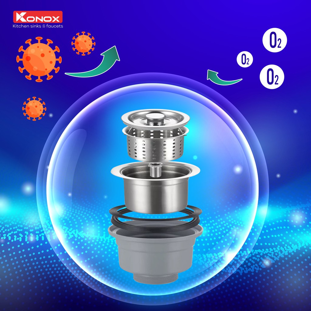 Thoát nước KONOX - Strainer SK01 - 114mm