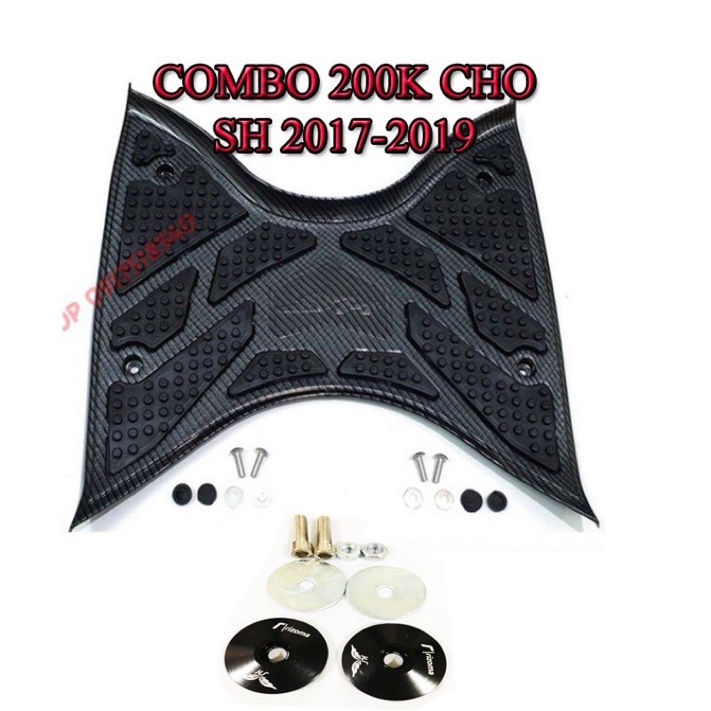 Combo thảm cacbon sh cộng ốc bịt chân gương sh 2012-2020 cực đẹp