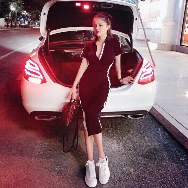 Đầm Body viền thể thao