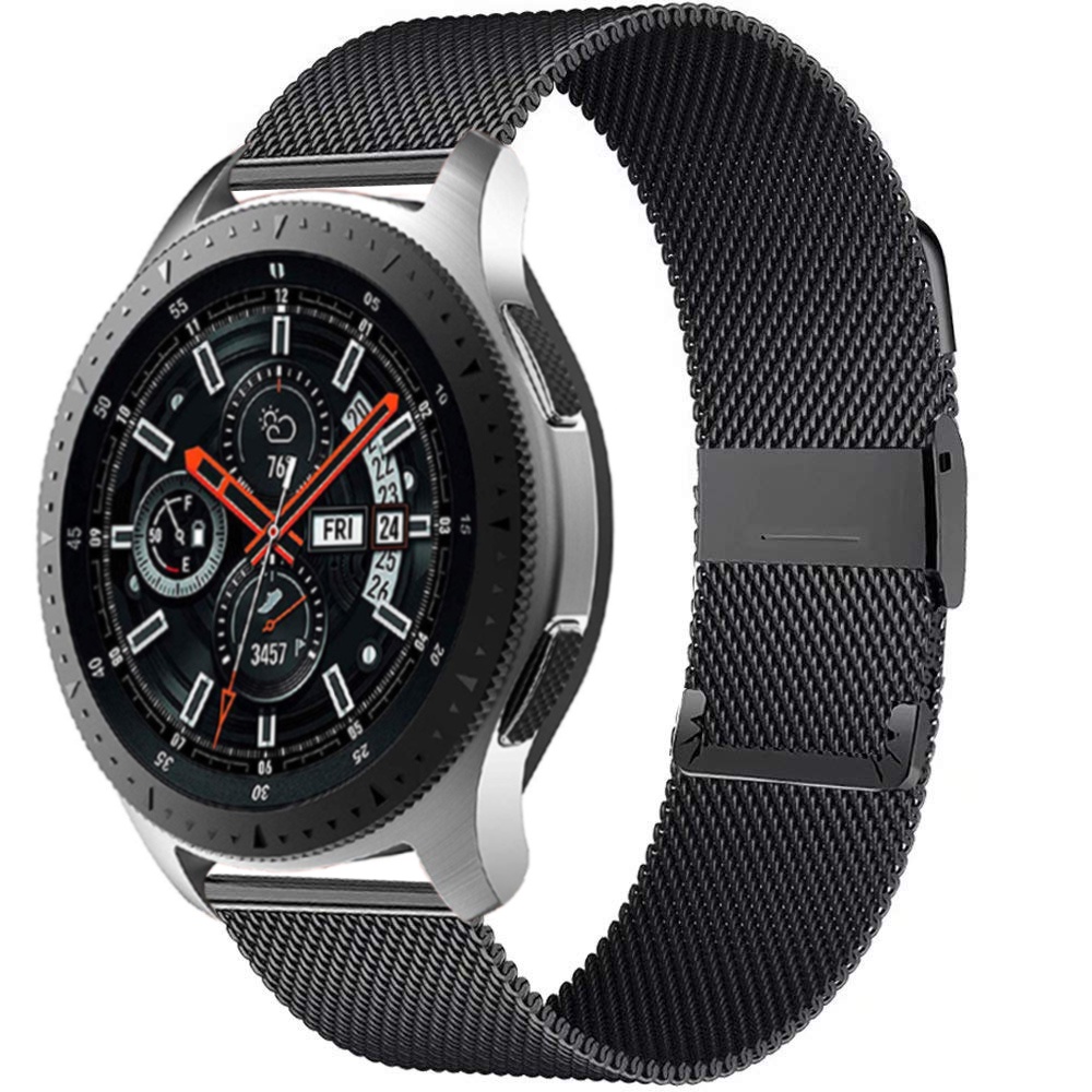 Dây Đeo Milanese Cho Đồng Hồ Thông Minh Samsung Galaxy watch 4 5 pro 3 44mm 40mm 45mm 41mm Active 2 46mm 42mm Gear S3 Frontier 20mm 22mm