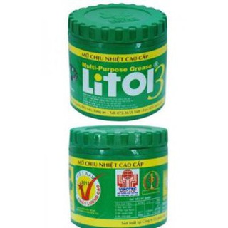 Mỡ bò chịu nhiệt cao cấp litol lon 400g