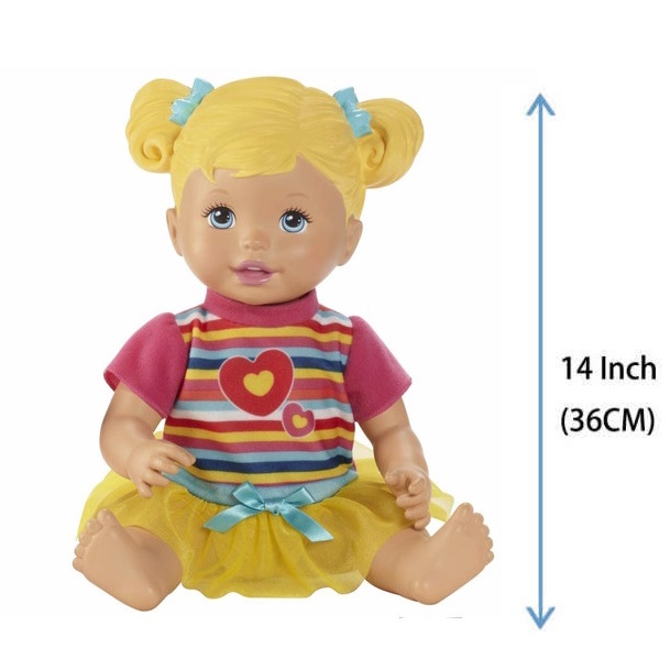 Búp Bê Mỹ Mattel Little Mommy 36 cm Có Máy, Tương Tác, Nhạc, Nói Chuyện_ Mom's Favorite Things 2015 _14 inch Doll