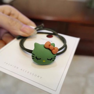 [P50] Dây Buộc Tóc / Cột Tóc Họa Tiết Kitty Xinh Xắn