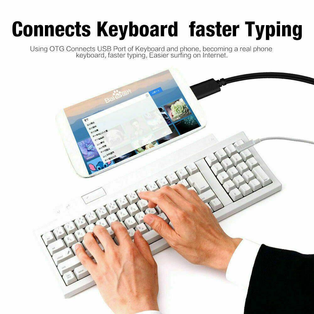 CHOOKEY Dây Cáp OTG Type C 10cm Cho Điện Thoại / Máy Tính Bảng / Laptop