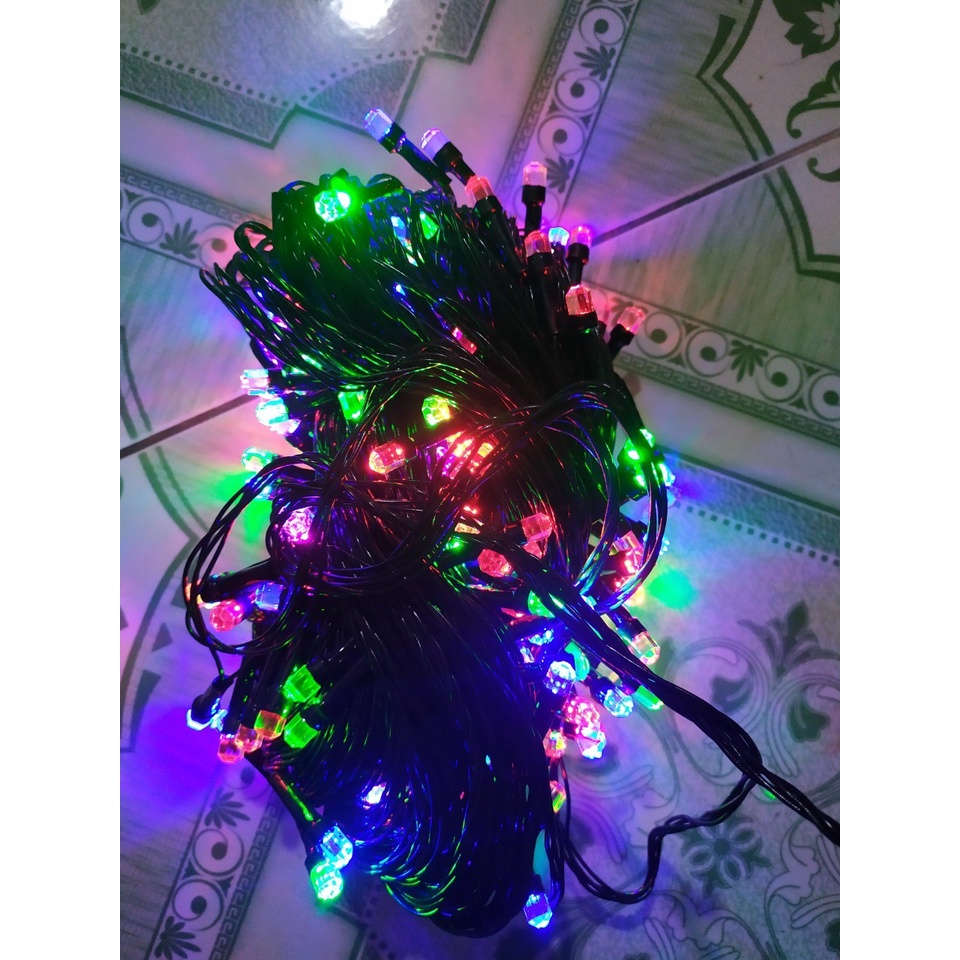 Dây đèn trang trí 50 mét LED- bóng kim cương - An Thư Đồ Gia Dụng