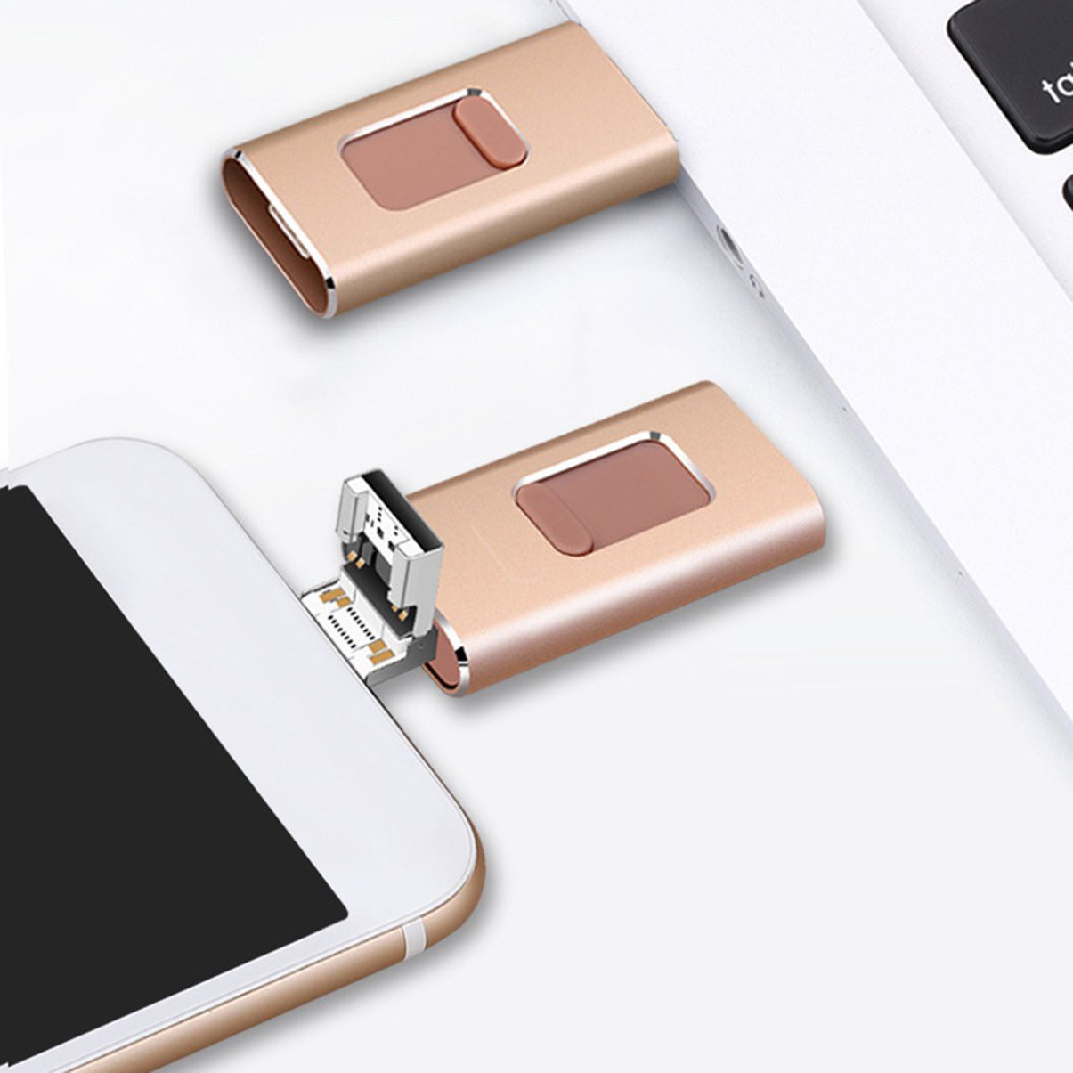 Usb 4 Trong 1 Dung Lượng 128gb 64gb 32gb 16gb 8gb