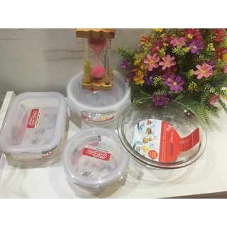Bộ 4 thố thủy tinh Lock&Lock