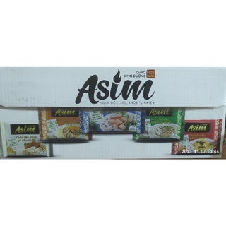 CHÁO ASIM GẤU ĐỎ 72GR (NHIỀU VỊ) 30 G/THÙNG
