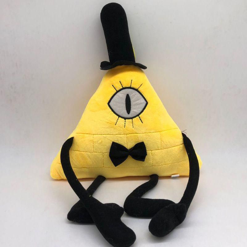Đồ chơi nhồi bông hình nhân vật hoạt hình Gravity Falls Bill Cipher kích thước 28cm