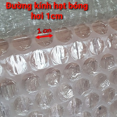 Cuộn Nilon Chống Sốc Hạt Bong Bóng Hơi Kích Thước Khổ 1,3m Cuộn Dài 2m Bảo Vệ Hàng Hóa