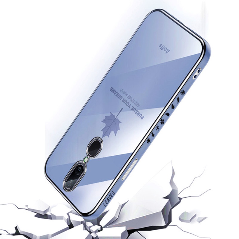 ốp lưng điện thoại mạ sang trọng tương thích với Cho OPPO F11 Pro F1S / F5 / F5 Youth / F9 / F11 /F11Pro / R11 / R11S / R17 / R17 Pro Vỏ silicon mềm TPU có dây buộc case