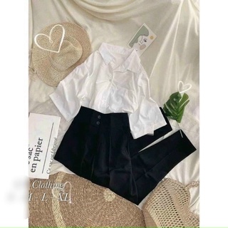 Set đi học quần tây 2 nút