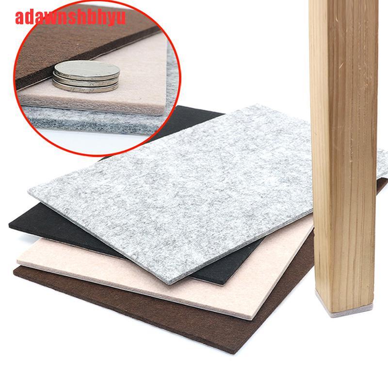 [adawnshbhyu]1pcs Felt Pad Upscale Furniture Mat Flooring Protection Pads Ottomans 11.8X8.2&quot;