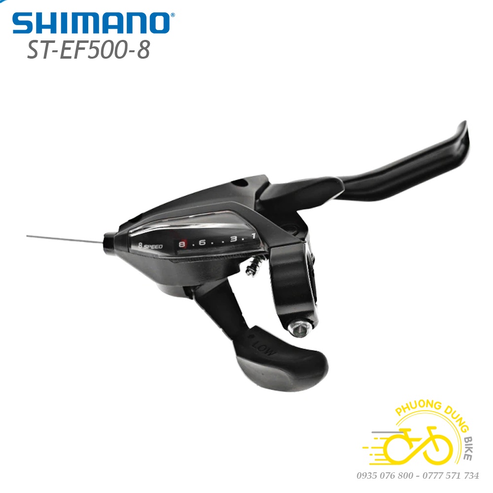 Tay đề xe đạp SHIMANO ST-EF500 3x8 speed - Hàng chính hãng