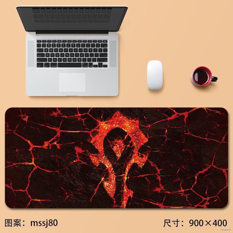 ☋Tấm Lót Chuột Và Bàn Phím Máy Tính Cỡ Lớn In Hình Game World of Warcraft