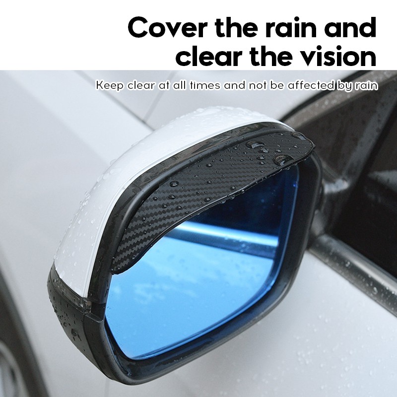 Set 2 tấm che mưa PECHAM thích hợp cho gương chiếu hậu xe hơi